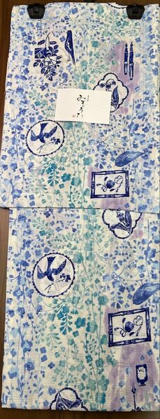 【値下】21 今期新作金子みすゞ 浴衣 ゆかた “私と小鳥と鈴と” 未使用新品