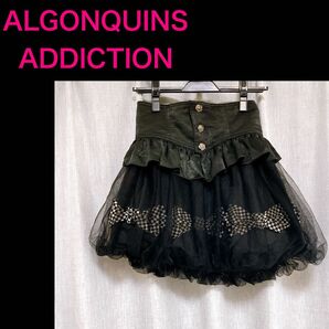 ALGONQUINS ADDICTION チュールバルーン2WAYミニスカート