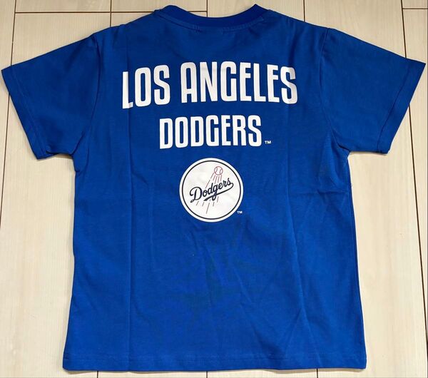 新品 140cm MLB ドジャース 半袖Tシャツ ブルー