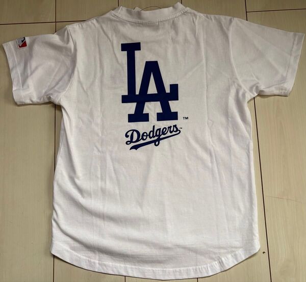 新品 140cm MLB ドジャース 半袖Tシャツ 白