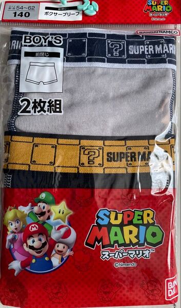 新品 140cm ボクサーパンツ スーパーマリオ