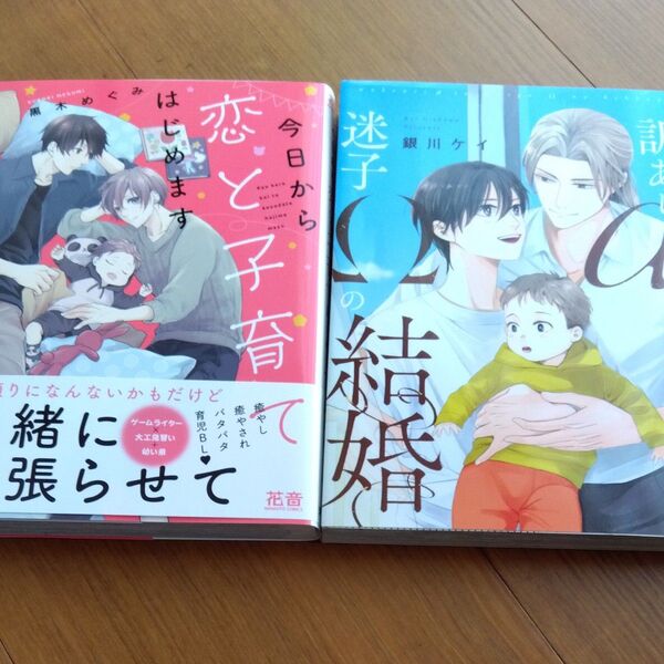 今日から恋と子育てはじめます/黒木めぐみ 訳ありαと迷子のΩの結婚/ 銀川ケイ 2冊セット