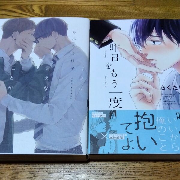 君には言えないことがある/ もふもふ枝子 昨日をもう一度/ らくたしょうこ 2冊セット