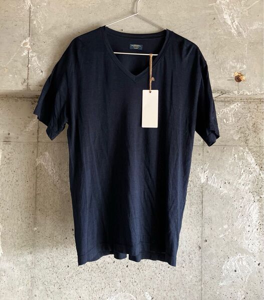 maatee&sons 別注 ウォッシャブルシルク VネックTシャツサイズ 3