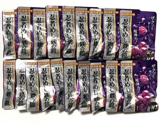 UHA味覚糖 忍者めし 鉄の鎧 グレープ味 40g×19個