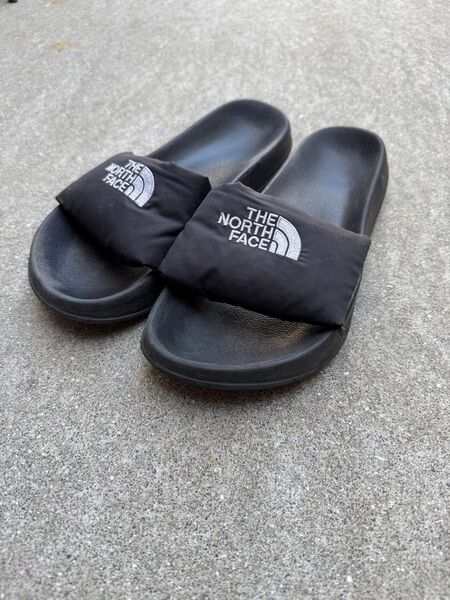 THE NORTH FACE ビーチサンダル ブラック ヌプシ