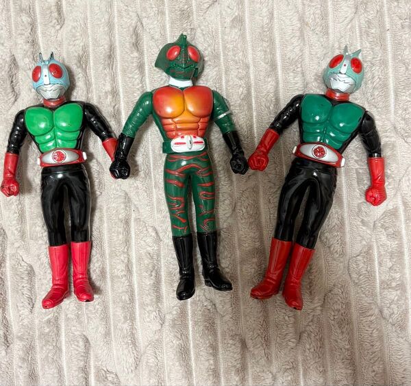 仮面ライダー ソフビ フィギュア 3体セット