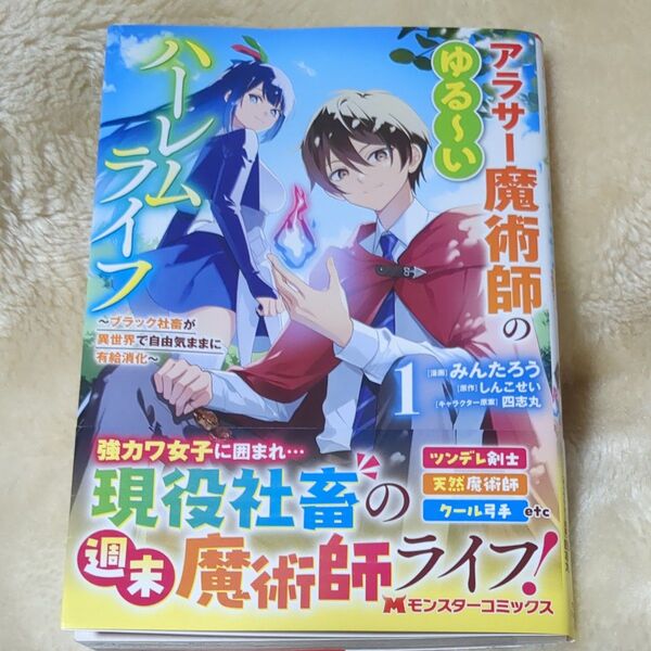アラサー魔術師のゆる~いハーレムライフ ブラック社畜が異世界で自由気ままに有給消化 1 (モンスターコミックス) みんたろう/漫画