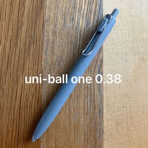 新品 uni-ball one ダークグレー 0.38 限定