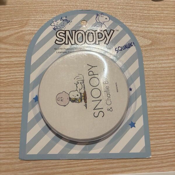 PEANUTS SNOOPY 珪藻土コースター 直径約10cm スヌーピー レトロ ピーナッツ SNOOPY