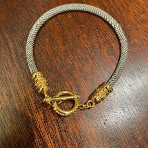 MONET モネ ブレスレット メッシュ シルバー ゴールド