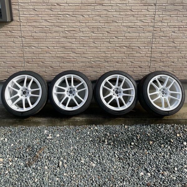 VALINO ヴァリノ Bushou武将 N820S アルミホイール ホワイト 18x9.5J 5H PCD100