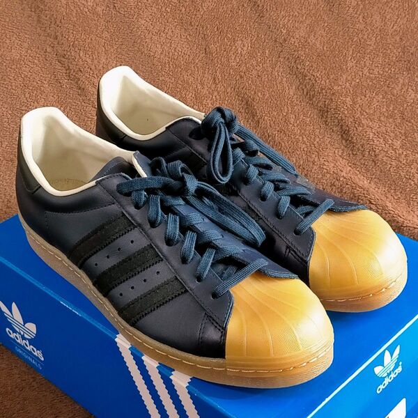 新品 adidas SUPER STAR 80s (GUM) Originals 30cm US12 アディダス Q23004