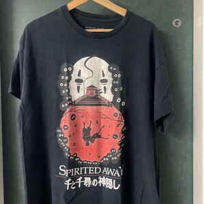 ヴィンテージ スタジオジブリ 千と千尋の神隠し Tシャツ 古着 ブラック 00s