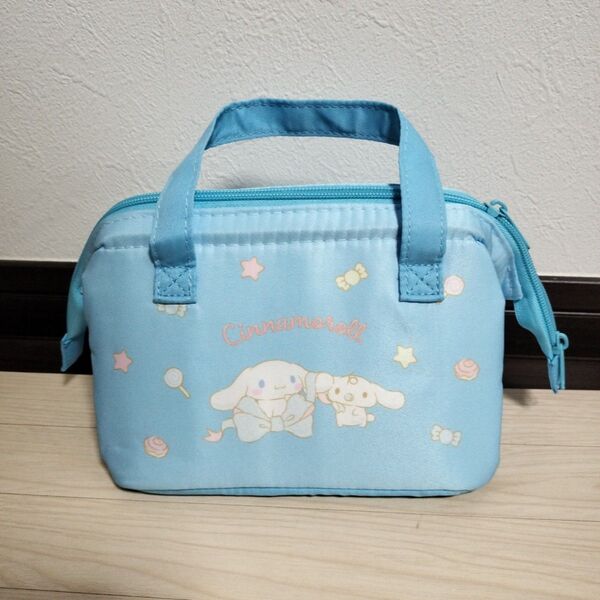 サンリオ シナモロール 子ども弁当箱用 保冷がま口ランチバッグ