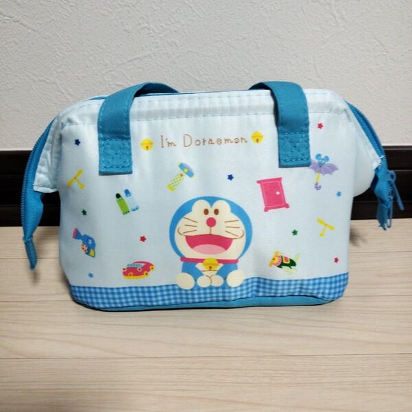 ドラえもん 子ども弁当箱用 保冷がま口ランチバッグ