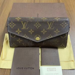 新品同様!新作 ルイヴィトン LOUIS VUITTON モノグラム ポルトフォイユ サラ 財布 長財布