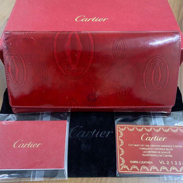 超美品!カルティエ Cartier 財布 長財布 ハッピーバースデー