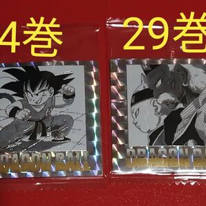 ドラゴンボール 40周年記念 オリジナルイラストレーションシール 2枚