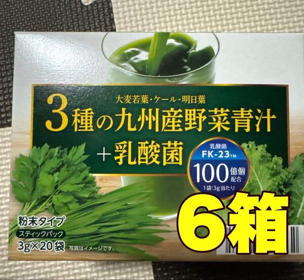 3種の九州産野菜青汁+乳酸菌 ★★6箱★★