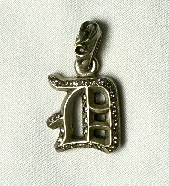 CHROME HEARTS Diamond Initial D Pendant