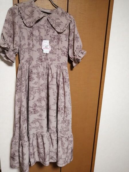【LLサイズ】青木美沙子 しまむらコラボ ブラウントワルドジュイワンピース