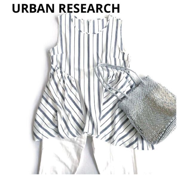 URBAN RESEARCH アーバンリサーチ ノースリーブチュニック ブラウス