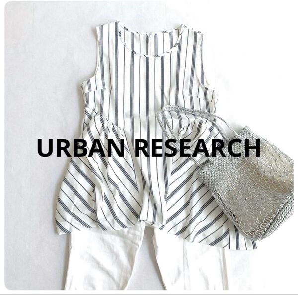 URBAN RESEARCH アーバンリサーチ ノースリーブチュニック ブラウス