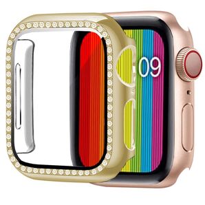 アップルウォッチカバー ケース 41mm ゴールド ガラスフィルム 一体型 Apple Watch 耐衝撃 全面保護