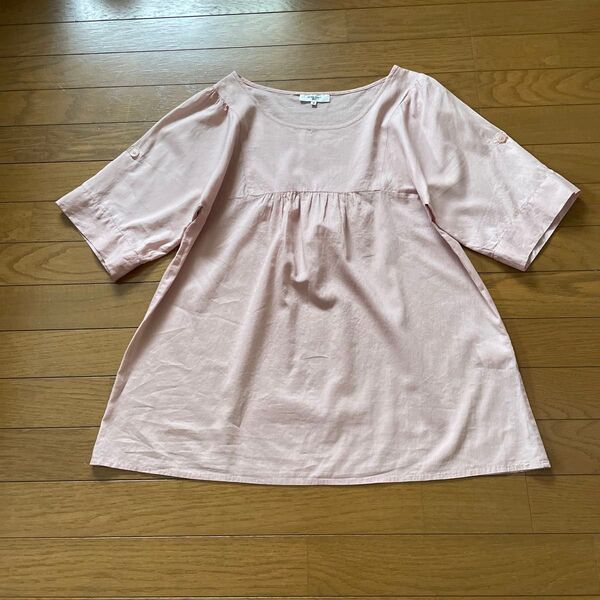 NATURAL BEAUTY BASIC カットソー 5分袖 M