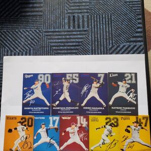 プロ野球チップス2024年タイトルホルダーカード9枚セット