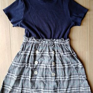 3can 4on ワンピース 半袖ワンピース ワンピースチュニック