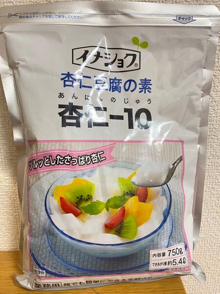 イナショク 杏仁-10杏仁豆腐の素 750g なめらかでとろける杏仁 杏仁プリン