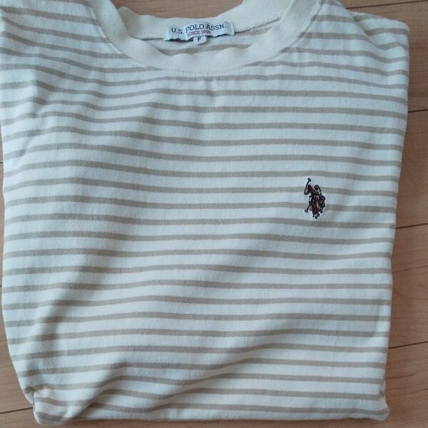 /U.S.POLO ASSN.別注だぼそでカラーロンT