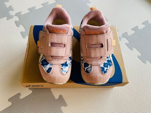 アシックス アイダホ MINI KT-ES G 16cm ピンク/オフホワイト