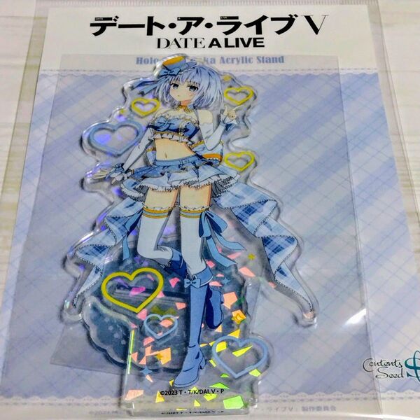 デート・ア・ライブ ゲーマーズ ホログラムデカアクリルスタンド 鳶一折紙 12周年アイドル ver. 新品未開封