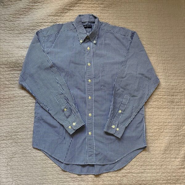 OLD UNIQLO 長袖シャツ ボタンダウン チェック Sサイズ