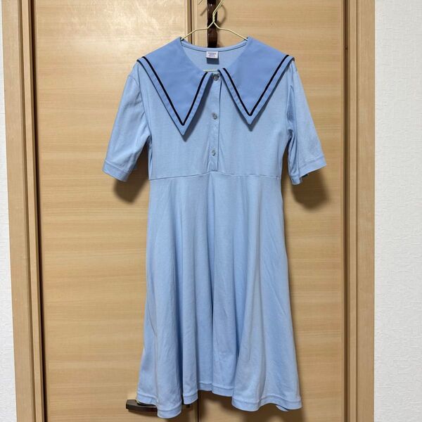 美品 130cm アナスイミニ 半袖 セーラー ワンピース レア 希少 制服 学生服