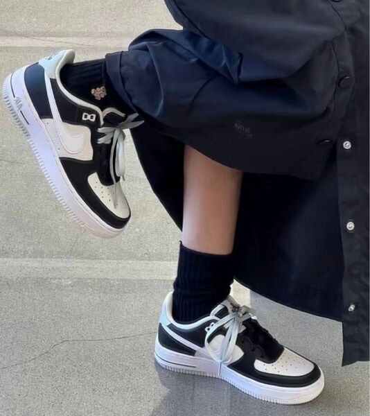 24.5Nike Air Force 1 ナイキ エアフォース1 '07 LV8 "ブラック/ファントム/ホワイト/ライトシルバー