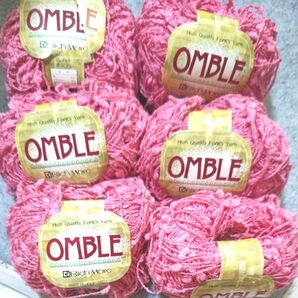 【6玉セット】Rich More OMBLE ファンシーヤーン ピンク