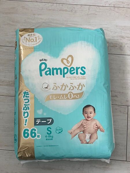 Pampers オムツ テープ Sサイズ 66枚
