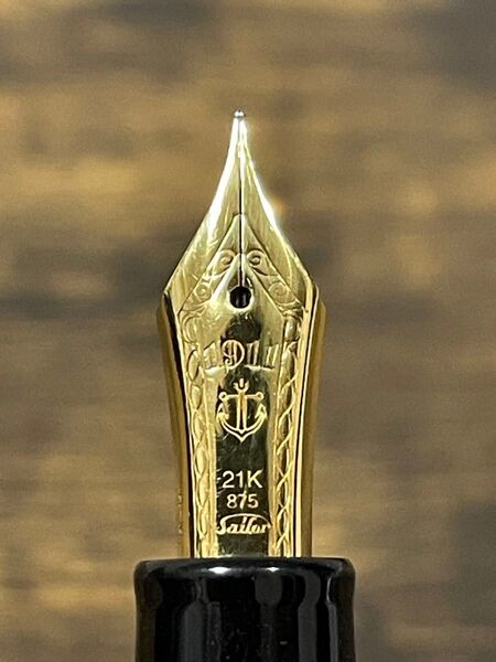 旧ロゴ 美品! セーラー 万年筆 21K 字幅M SAILOR