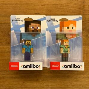 amiibo 大乱闘スマッシュブラザーズ スティーブとアレックスセット