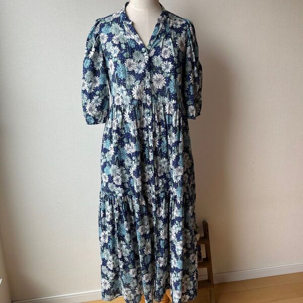 ユニクロ UNIQLO PAUL&LOE コラボ 花柄ワンピース M