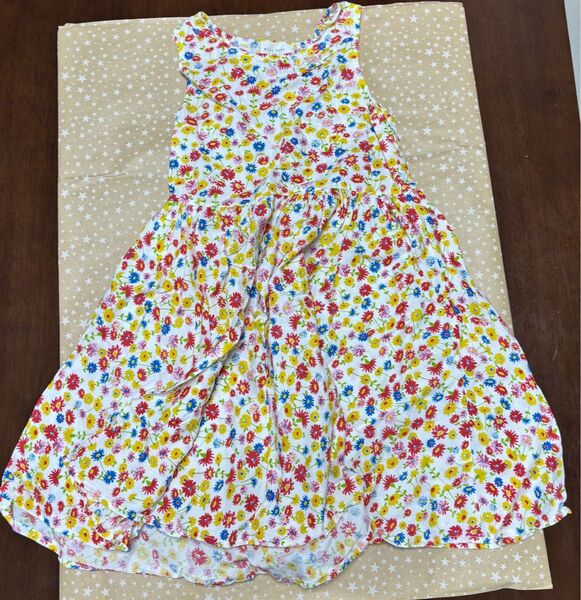 【ウィルメリー】女の子 ノースリーブワンピース 120cm 花柄
