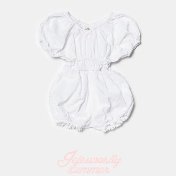 jejeunosity onepisuits white 韓国子供服