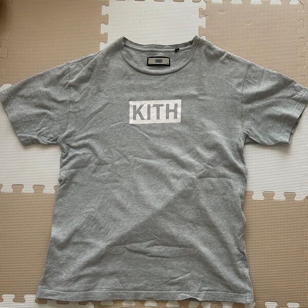 KITH BOX LOGO TEE GREY M