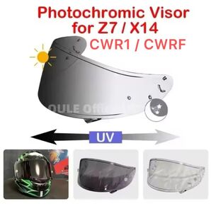 社外品 Z7 X14 CWR1 調光 変色 フォトクロミック シールド ショウエイ