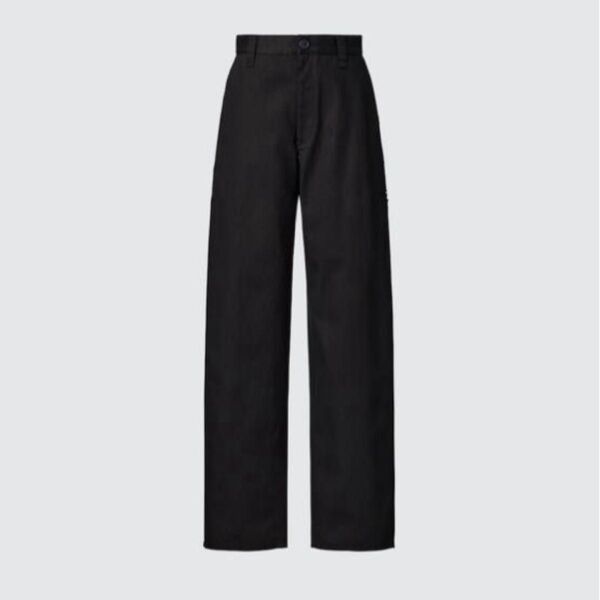 【送料無料】ユニクロU 2023AW チノパンツ09BLACK サイズW67 メンズ73相当【美品】