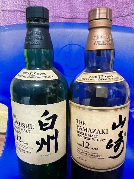山崎12年、白州12年空瓶③
